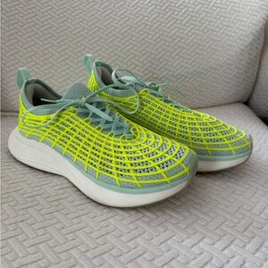 APL Techloom Zipline Neon Yellow and Mint Green Sneakers